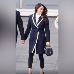 JCrew Two-tone Wool Coat